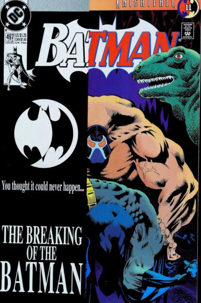 Couverture de BATMAN (1940) #497 - par Kelley Jones - lecubeacomics.com