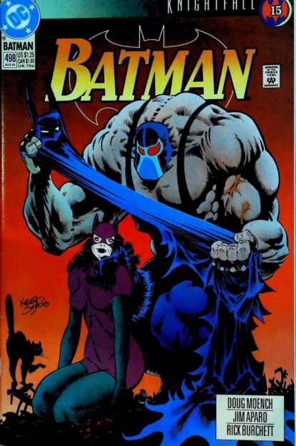 Couverture de BATMAN (1940) #498 - par Kelley Jones - lecubeacomics.com