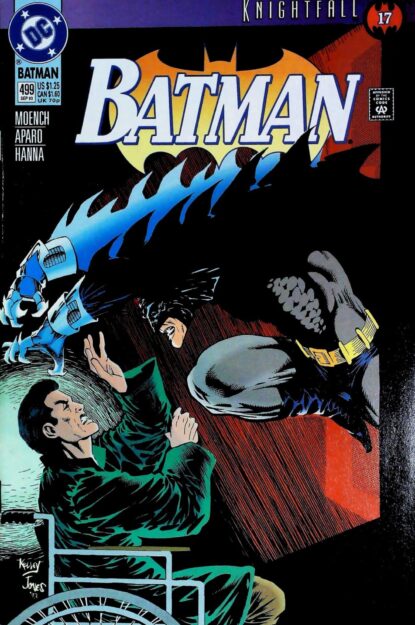 Couverture de BATMAN (1940) #499 - par Kelley Jones - lecubeacomics.com