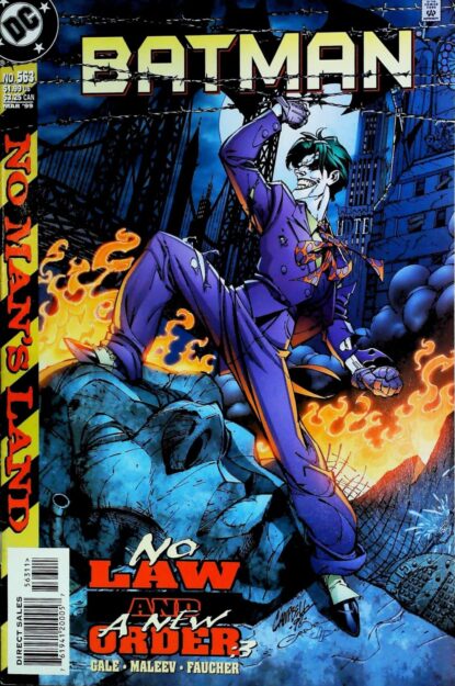 Couverture de BATMAN (1940) #563 - par J. Scott Campbell - lecubeacomics.com