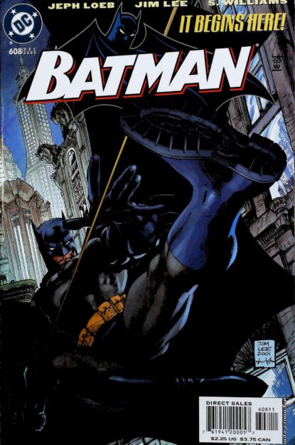Couverture de BATMAN (1940) #608 - par Jim Lee - lecubeacomics.com