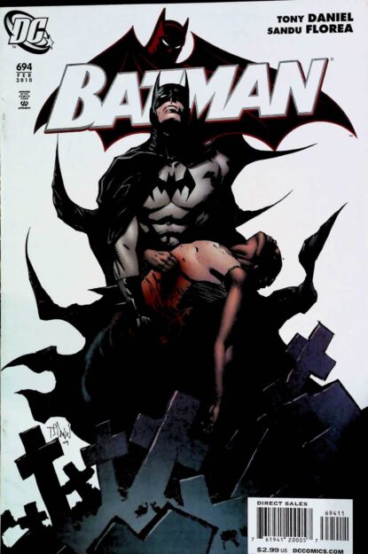 Couverture de BATMAN (1940) #694 - par Tony S. Daniel - lecubeacomics.com