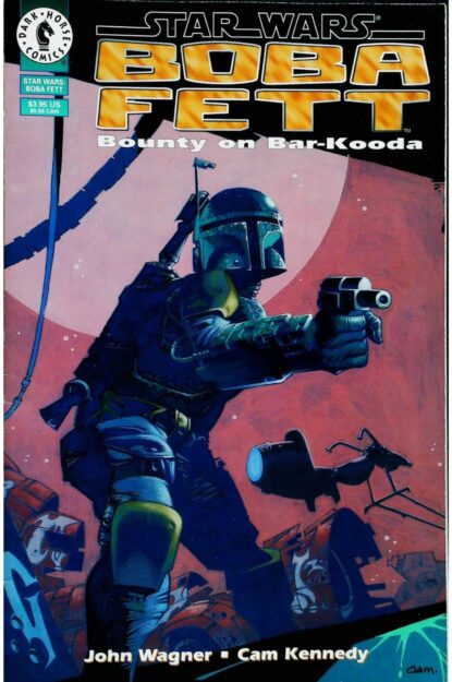 Couverture de STAR WARS : BOBA FETT - BOUNTY ON BAR-KOODA (1995) #1 - par Cam Kennedy - lecubeacomics.com