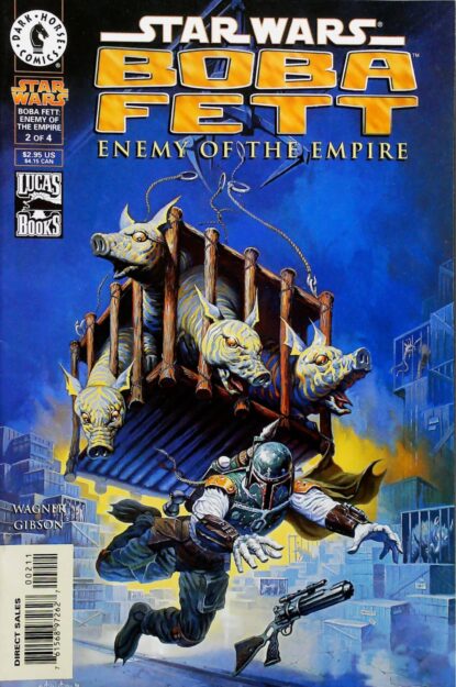 STAR WARS : BOBA FETT - ENEMY OF THE EMPIRE (1999) #1-4 COMPLETE SET - Dark Horse - lecubeacomics.com Couverture de STAR WARS : BOBA FETT - ENEMY OF THE EMPIRE (1999) #1-4 COMPLETE SET - par Ken Kelly - lecubeacomics.com