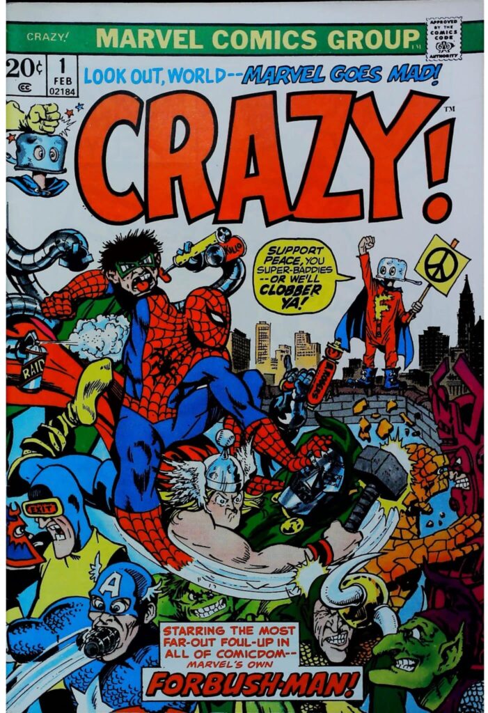 Crazy #1, vue de l'exemplaire