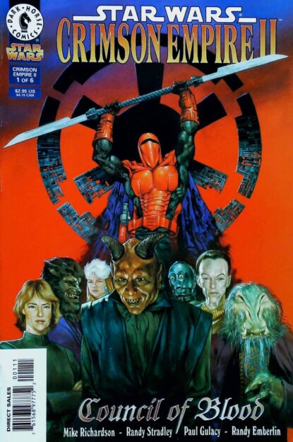 Couverture de STAR WARS : CRIMSON EMPIRE II : COUNCIL OF BLOOD (1998) #1-6 COMPLETE SET - par Dave Dorman - lecubeacomics.com