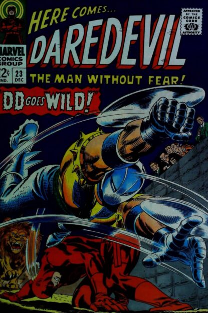 DAREDEVIL (1964) #23 - Marvel - lecubeacomics.com Couverture de DAREDEVIL (1964) #23 - par Artie Simek - lecubeacomics.com