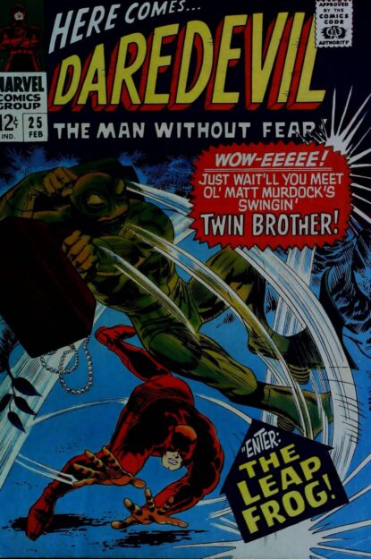 Couverture de DAREDEVIL (1964) #25 - par Gene Colan - lecubeacomics.com