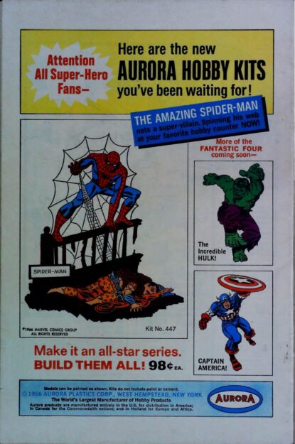 DAREDEVIL (1964) #25 - Marvel - lecubeacomics.com Couverture de DAREDEVIL (1964) #25 - par Gene Colan - lecubeacomics.com