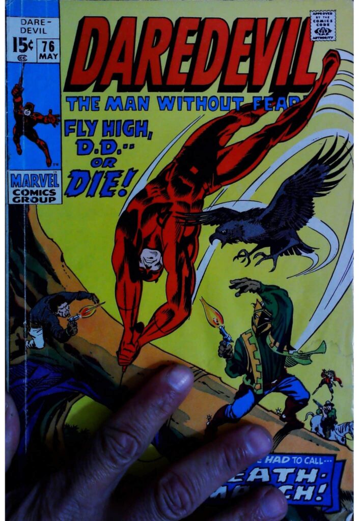 Daredevil #76, vue de l'exemplaire