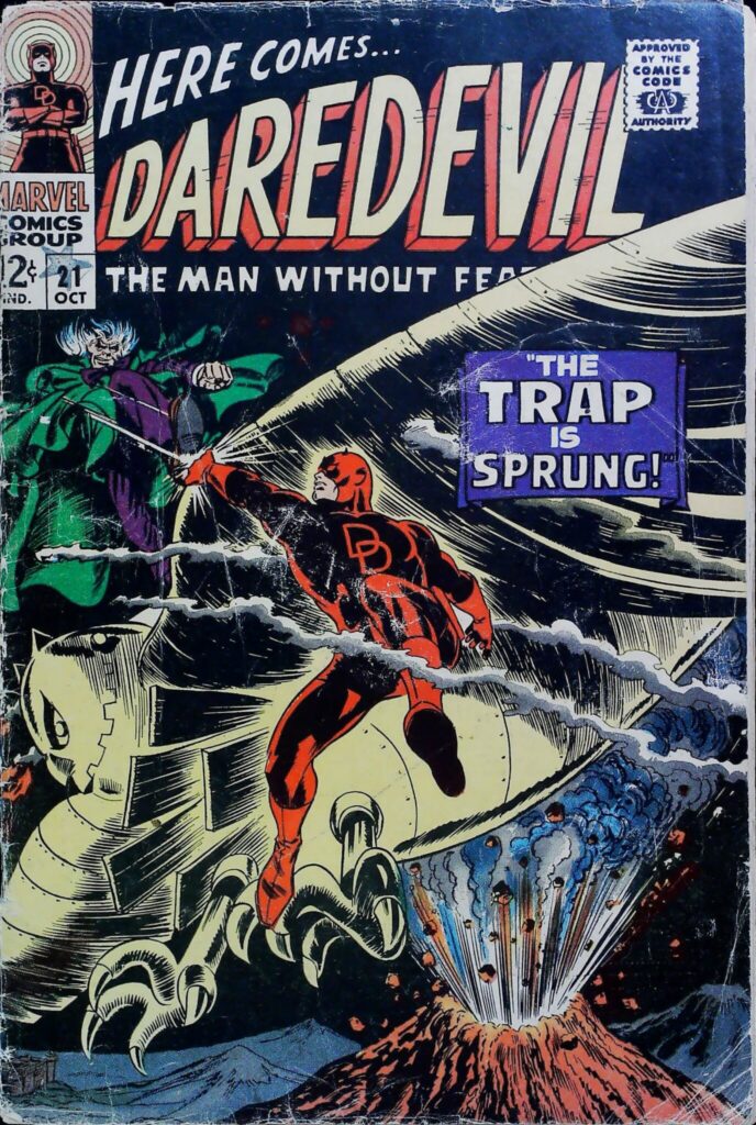 Daredevil #21, vue de l'exemplaire