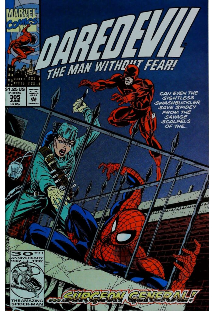 Daredevil #305, vue de l'exemplaire
