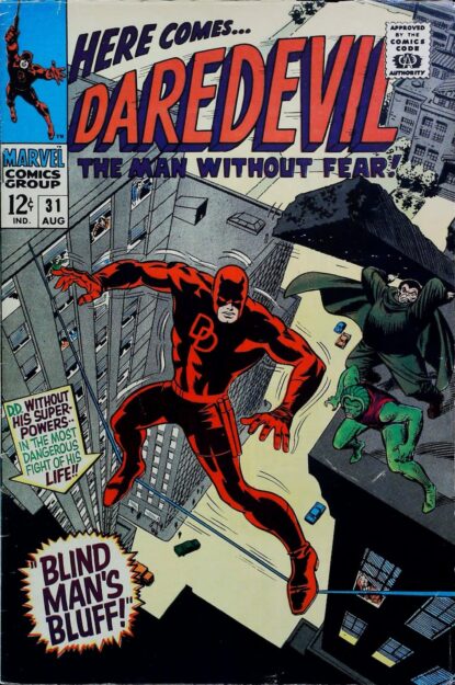 Couverture de DAREDEVIL (1964) #31 - par Gene Colan - lecubeacomics.com