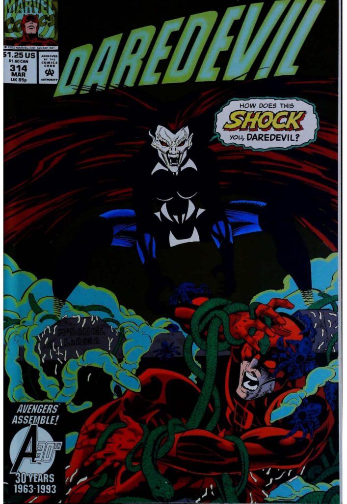 Daredevil #314, vue de l'exemplaire