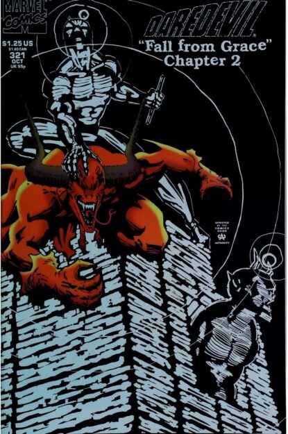 Couverture de DAREDEVIL (1964) #321 - par Scott McDaniel - lecubeacomics.com