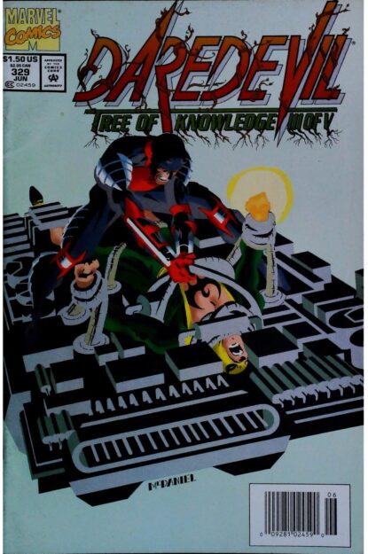 Couverture de DAREDEVIL (1964) #329 - par Scott McDaniel - lecubeacomics.com