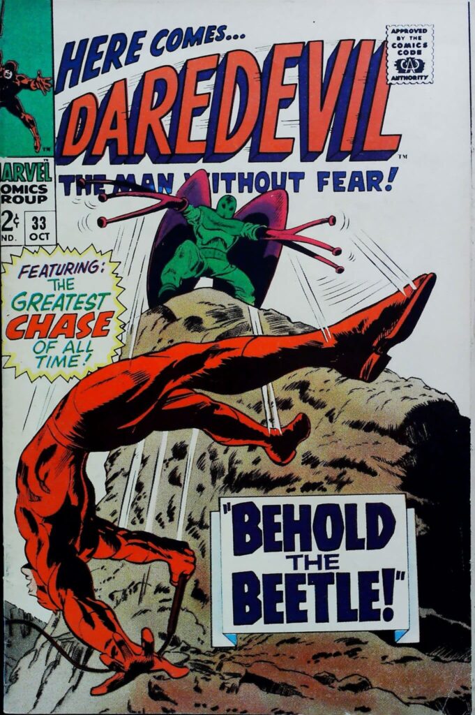 Daredevil #33, vue de l'exemplaire