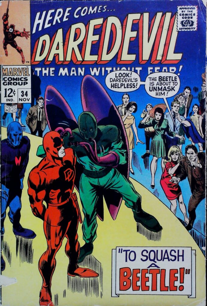 Daredevil #34, vue de l'exemplaire