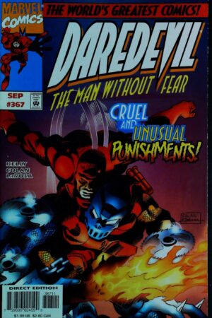 Couverture de DAREDEVIL (1964) #367 - par Gene Colan - lecubeacomics.com