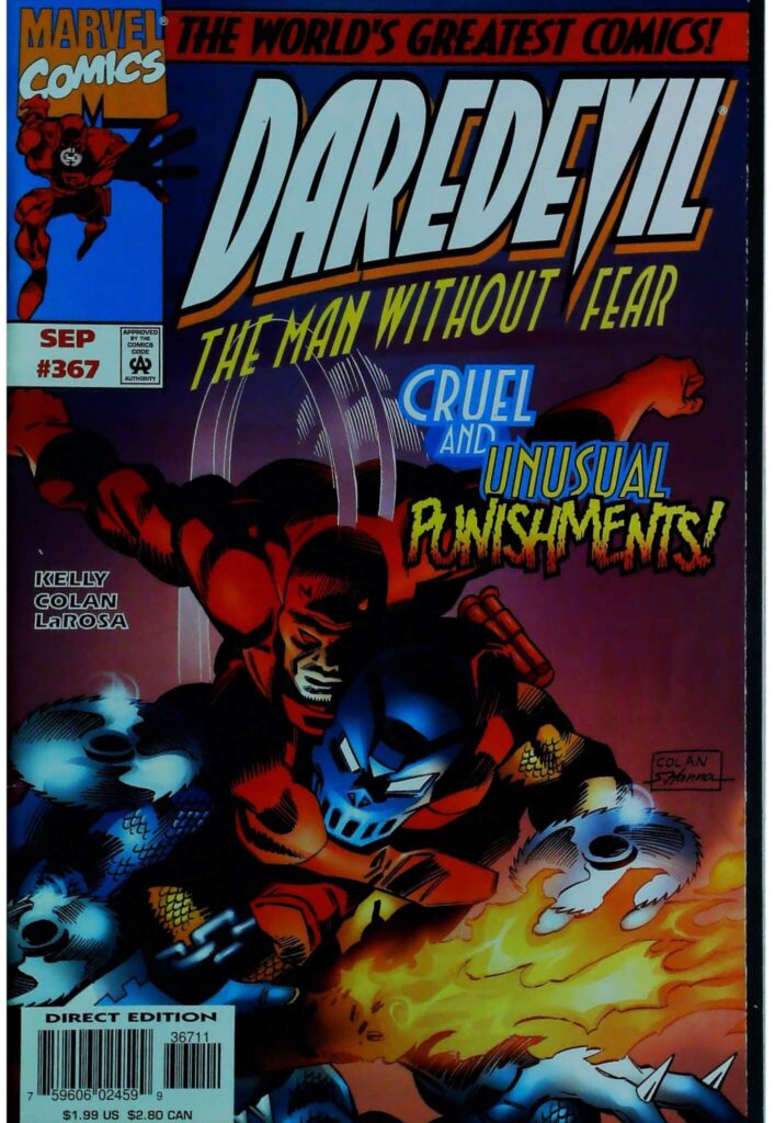Daredevil #367, vue de l'exemplaire