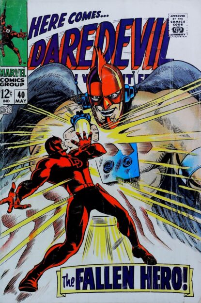 Couverture de DAREDEVIL (1964) #40 - par Gene Colan - lecubeacomics.com