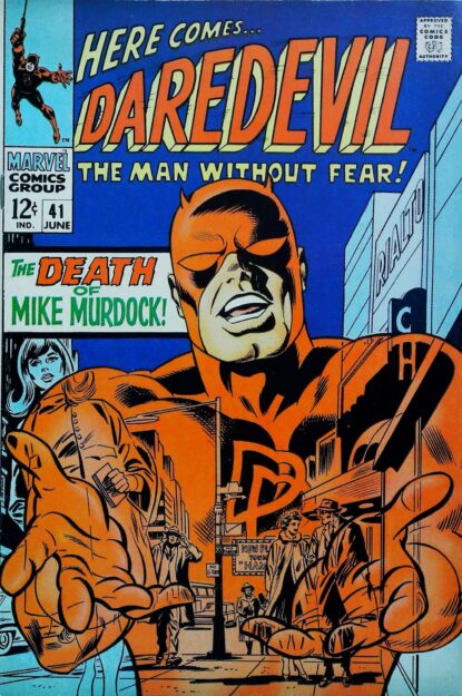 Couverture de DAREDEVIL (1964) #41 - par Gene Colan - lecubeacomics.com