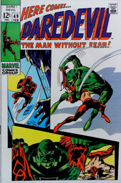 Couverture de DAREDEVIL (1964) #49 - par Gene Colan - lecubeacomics.com