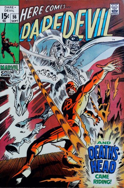 Couverture de DAREDEVIL (1964) #56 - par Gene Colan - lecubeacomics.com