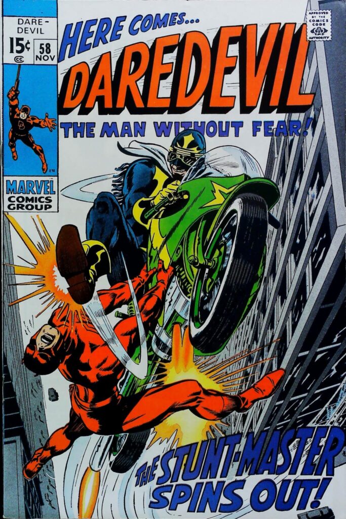 Daredevil #58, vue de l'exemplaire