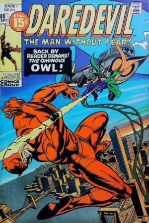 Couverture de DAREDEVIL (1964) #80 - par Frank Giacoia - lecubeacomics.com