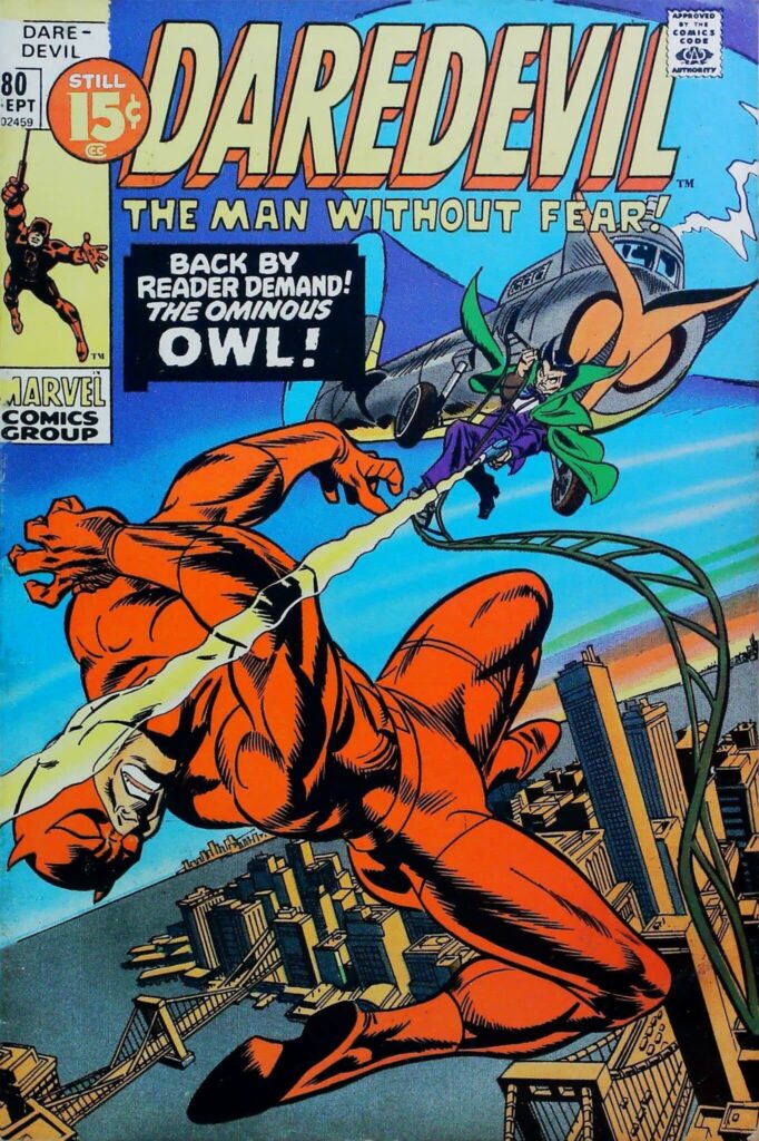 Daredevil #80, vue de l'exemplaire