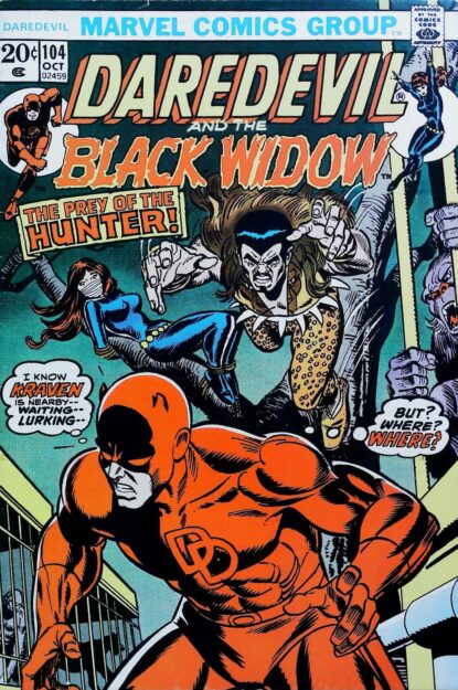 Couverture de DAREDEVIL (1964) #104 - par Gil Kane - lecubeacomics.com