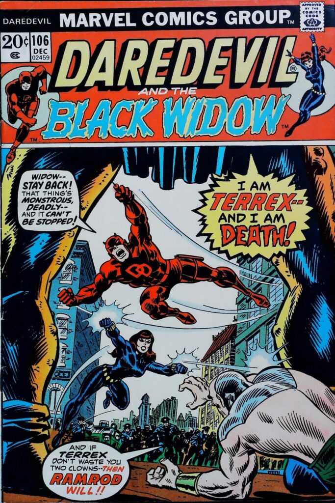 Daredevil #106, vue de l'exemplaire
