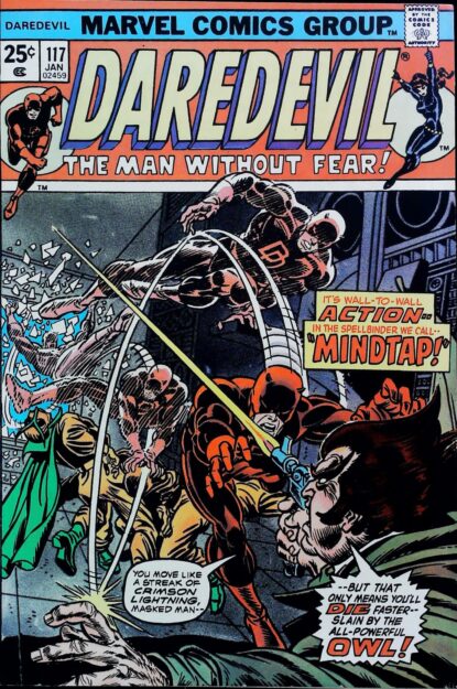 Couverture de DAREDEVIL (1964) #117 - par Gil Kane - lecubeacomics.com