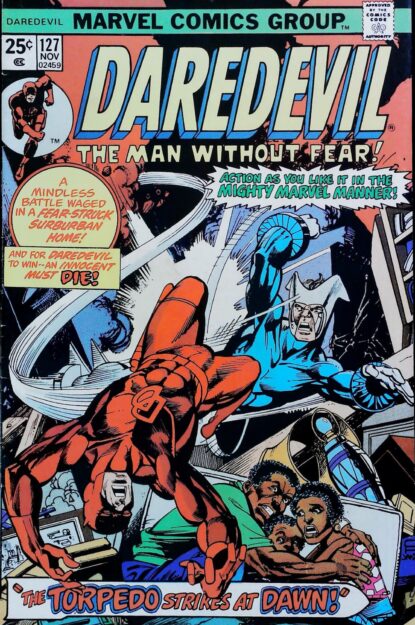 Couverture de DAREDEVIL (1964) #127 - par Gil Kane - lecubeacomics.com