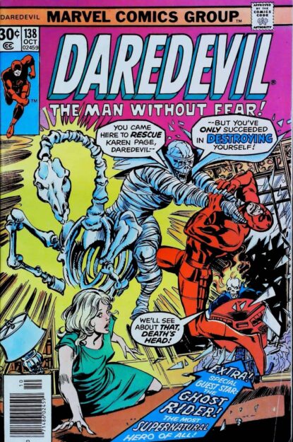 Couverture de DAREDEVIL (1964) #138 - par Gene Colan - lecubeacomics.com