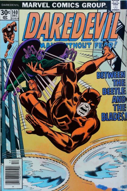 Couverture de DAREDEVIL (1964) #140 - par Dave Cockrum - lecubeacomics.com