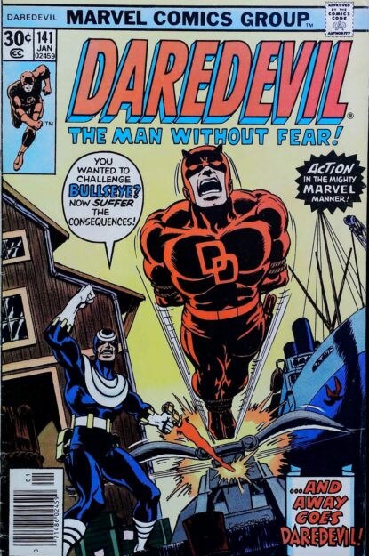 DAREDEVIL (1964) #141 - Marvel - lecubeacomics.com Couverture de DAREDEVIL (1964) #141 - par Dave Cockrum - lecubeacomics.com