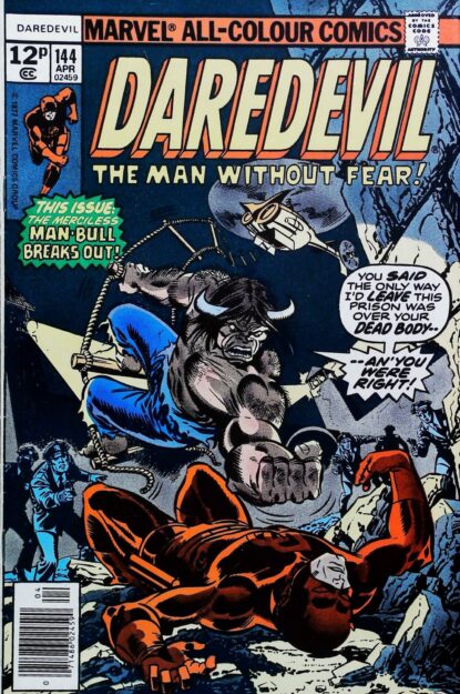 Couverture de DAREDEVIL (1964) #144 - par Ed Hannigan - lecubeacomics.com