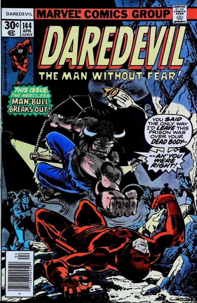Daredevil #144, exemplaire FN/VF 7.0, recto