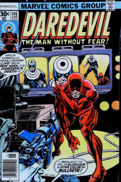 Couverture de DAREDEVIL (1964) #146 - par Dave Cockrum - lecubeacomics.com