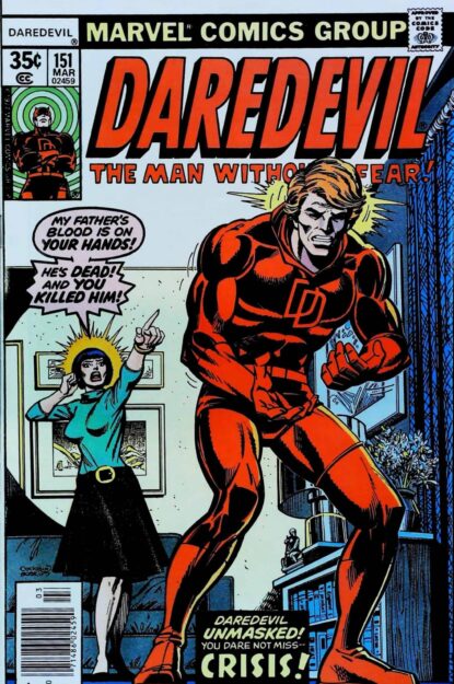 Couverture de DAREDEVIL (1964) #151 - par Dave Cockrum - lecubeacomics.com