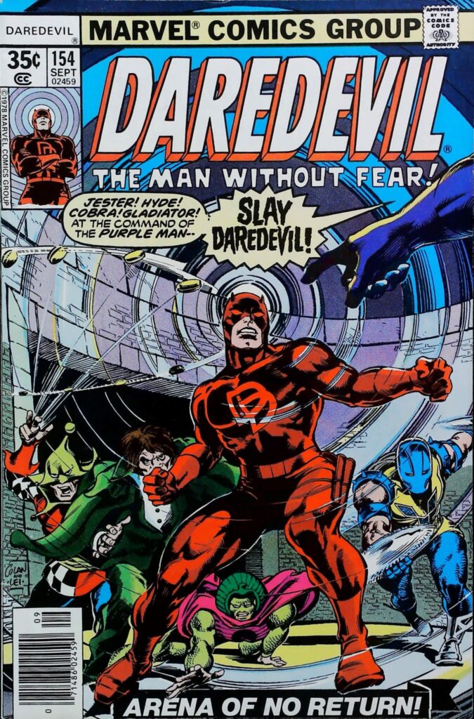 Daredevil #154, vue de l'exemplaire