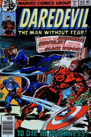 Couverture de DAREDEVIL (1964) #155 - par Frank Springer - lecubeacomics.com