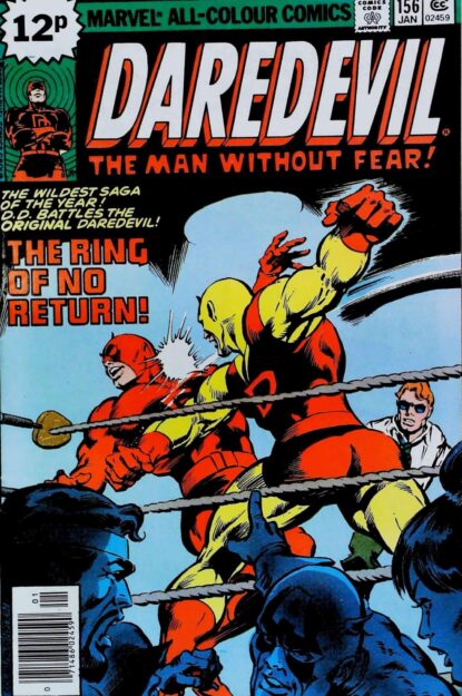 Couverture de DAREDEVIL (1964) #156 - par Gene Colan - lecubeacomics.com