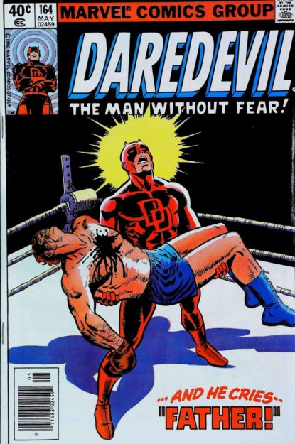 Couverture de DAREDEVIL (1964) #164 - par Frank Miller - lecubeacomics.com