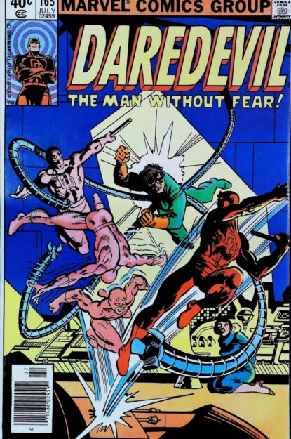 DAREDEVIL (1964) #165 - Marvel - lecubeacomics.com Couverture de DAREDEVIL (1964) #165 - par Frank Miller - lecubeacomics.com