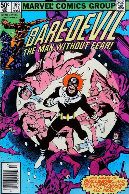Couverture de DAREDEVIL (1964) #169 - par Frank Miller - lecubeacomics.com