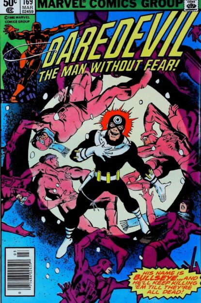 DAREDEVIL (1964) #169 - Marvel - lecubeacomics.com Couverture de DAREDEVIL (1964) #169 - par Frank Miller - lecubeacomics.com