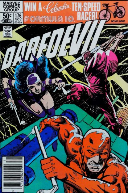 Couverture de DAREDEVIL (1964) #176 - par Frank Miller - lecubeacomics.com